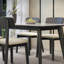 Table de salle à manger en bois de frêne noir-107690996