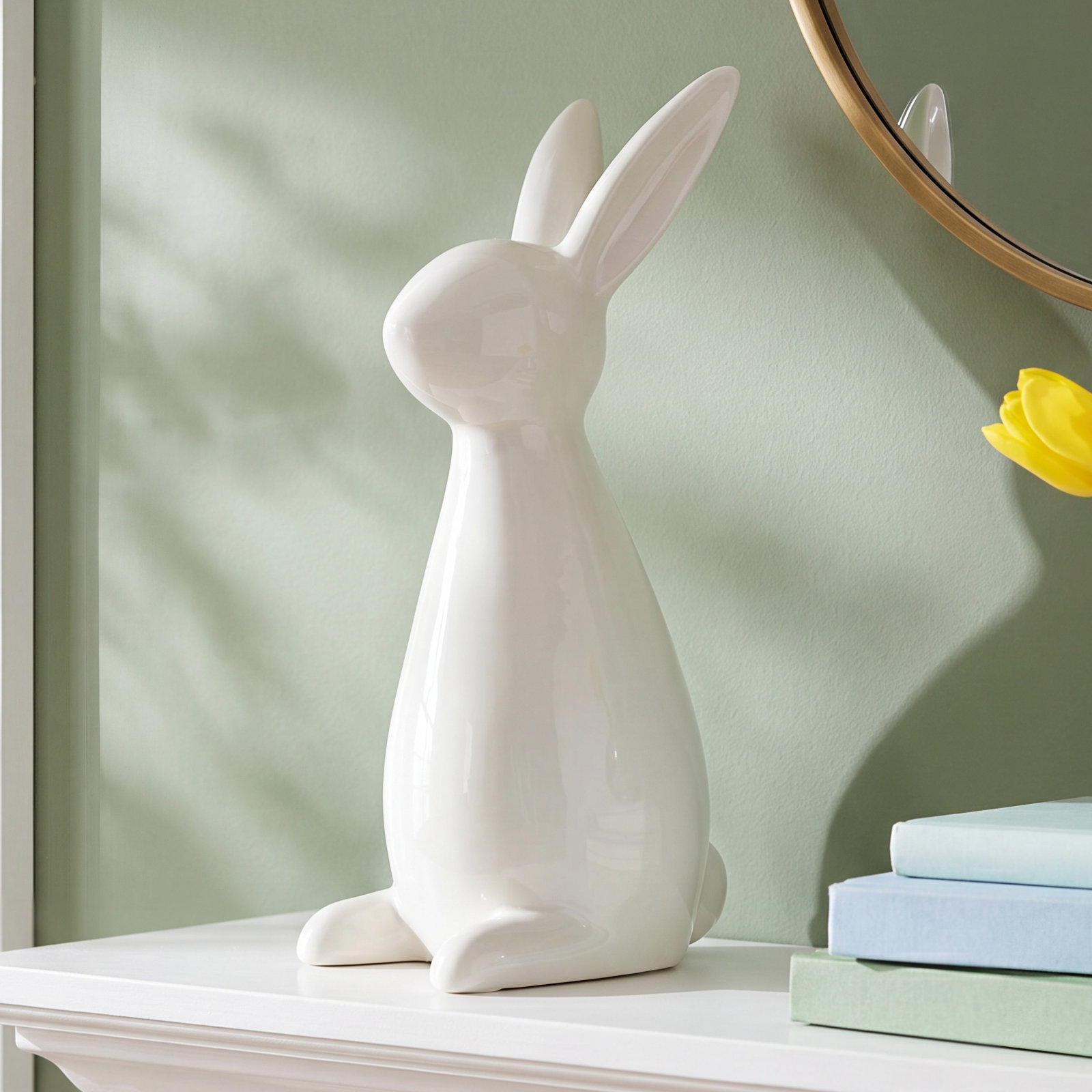 Ceramic Bunny Figurine
