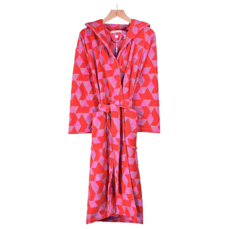 Mid-Calf Bathrobe with Pockets, M
