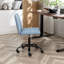 Chaise de bureau pivotante sans accoudoirs avec base en métal-165753278