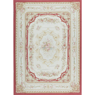 Aubusson Renaissance Wool Oriental Area Rug