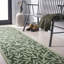 Tapis vert en laine / coton touffeté à la main Martha Stewart-92584572