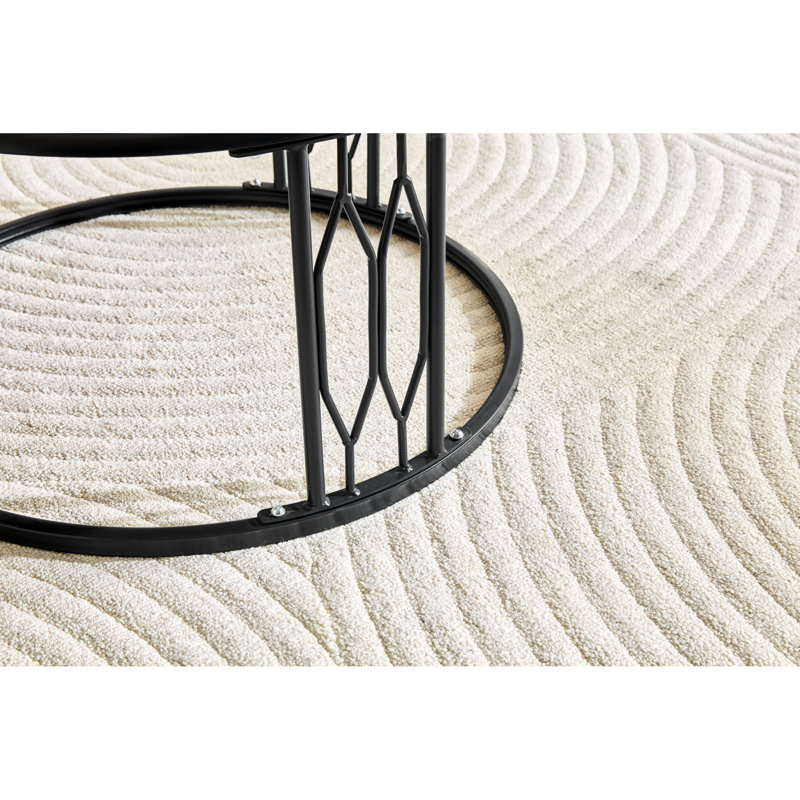 Tables basses et tables basses peu encombrantes, bois MDF noir, maison industrielle moderne
