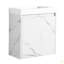 Meuble-lavabo mural flottant de 20 po avec lavabo en résine et porte d'armoire à fermeture en douceur-126528584