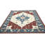 Tapis oriental crème crème Dhurrie 9X12