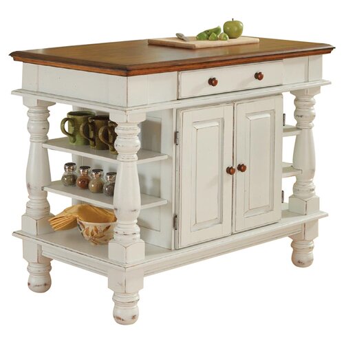 Lark Manor Aamyah Solid Wood Kitchen Island & Reviews | Wayfair