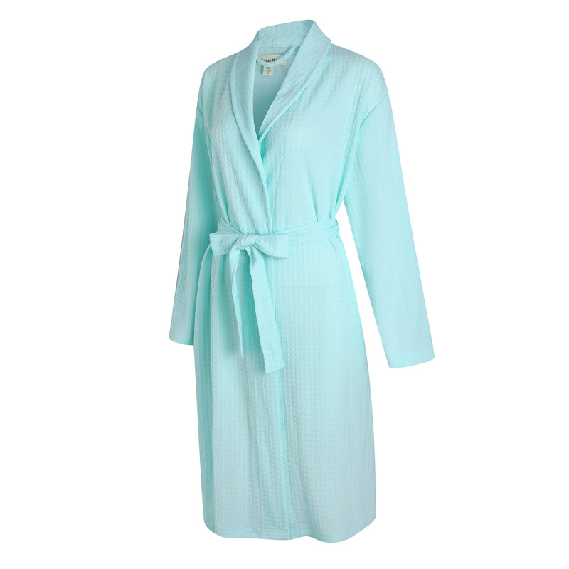 Peignoir fille / femme + mi-mollet avec poches, XL