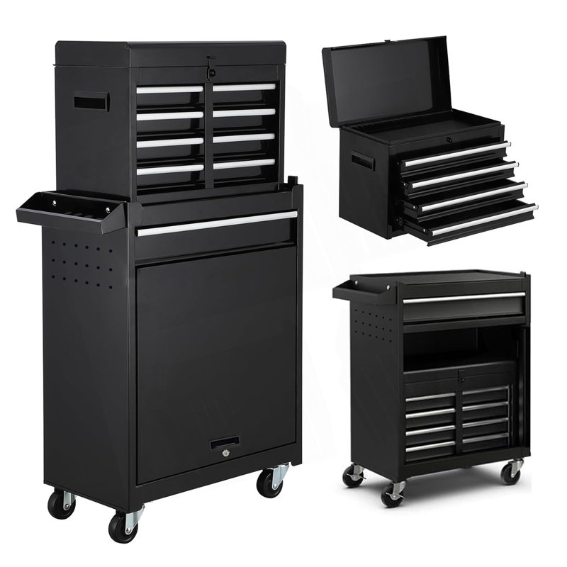 Armoire à outils à 5 tiroirs avec rangement amélioré