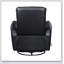 Fauteuil oscillant inclinable avec mouvement pivotant et revêtement en similicuir respirant pour un confort de salon luxueux-1186532936