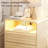 Modern Nightstand With Charging Station-2054413588