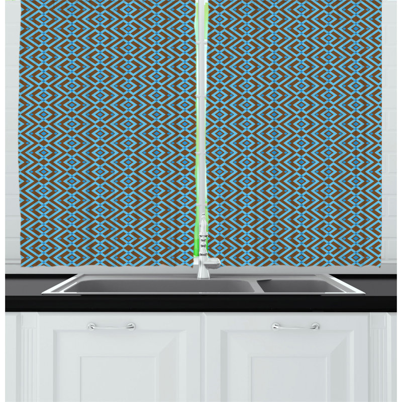 Pointed Kitchen Curtain