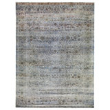 Gray Alchemy Traditional Silk Rug - 8'8" x 11'6"