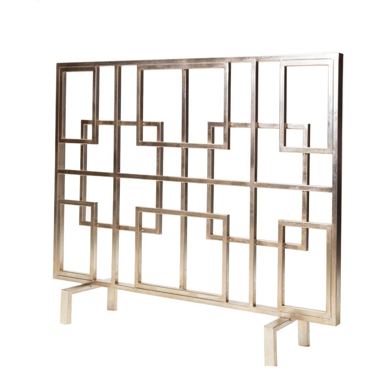 Franklin Square Iron Fireplace Screen