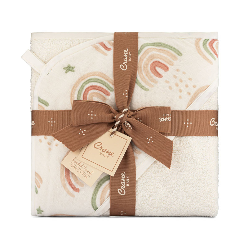 Parker Baby Hooded Towel (rainbow)