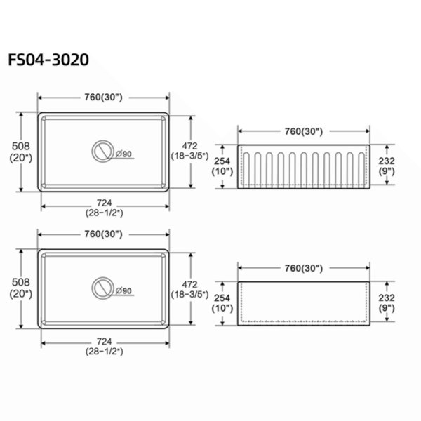 Dimensions du produit