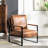 Ramaz Faux Leather Armchair-1034074991