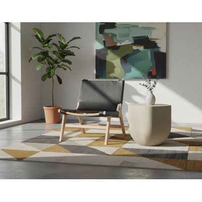 Fauteuil d'appoint en cuir Rawlins