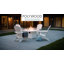 Ensemble de conversation 5 pièces POLYWOOD Nautical Curveback Adirondack avec foyer-39378472