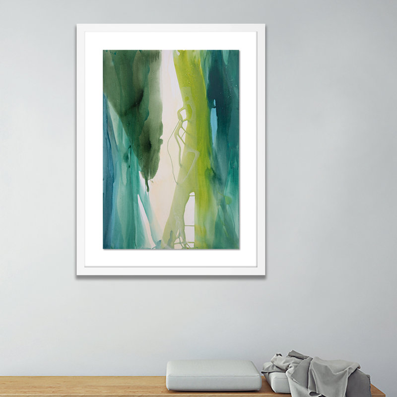 Ocean Water III Print by Kim Whiteside, 40" H x 30" W x 2.5" D, White