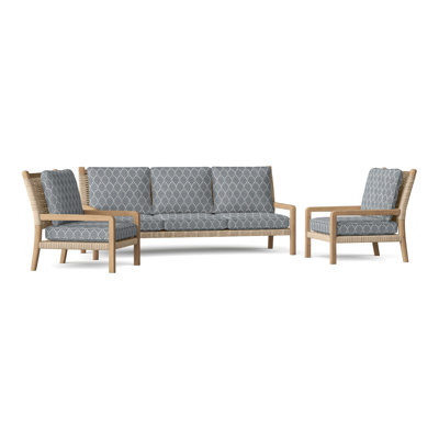 Hudson Outdoor 3 - Piece Conversation Set