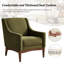 Fauteuil l 28,7 po Arshanti avec pieds en bois massif-132366618