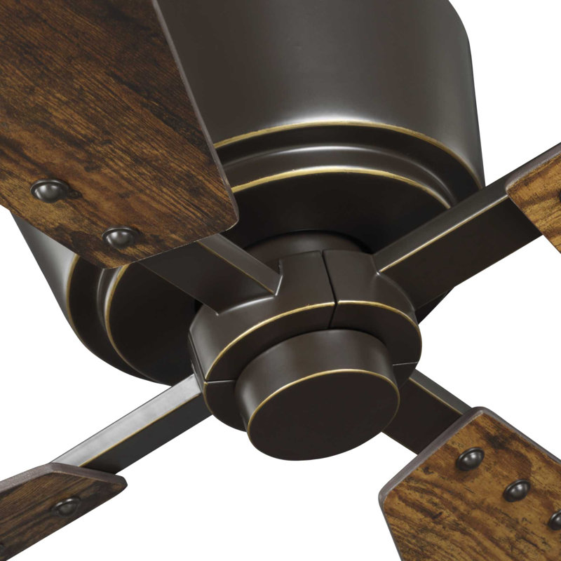 Chapin 56'' Ceiling Fan, Oil Rubbed Bronze with Brown Blades