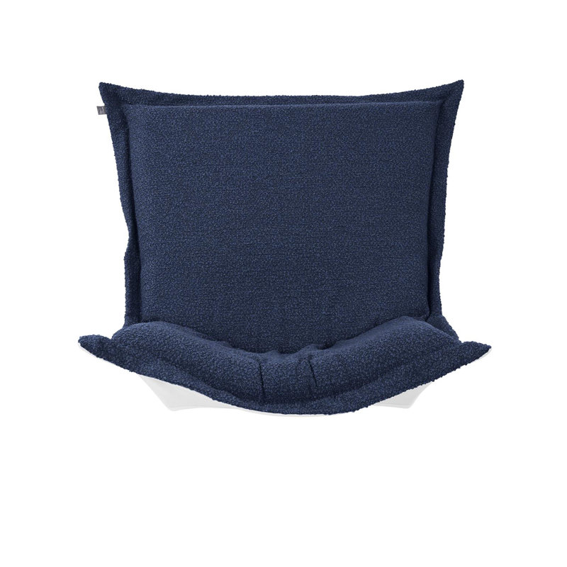 Housse de coussin et coussin de patio Kiyanna, brise d'Alicante, Bleu marine