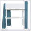Wood Loft Bed With Built-In Storage Shelves, Clothes Rails And Desk