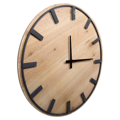 Très grande horloge murale 23,5 po