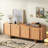 Solid Wood Dining Sideboard-122782408