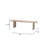 Arc Solid Wood Bench-94569101