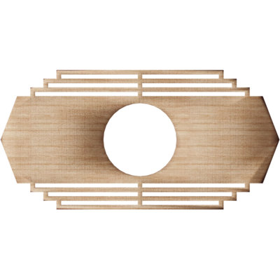 Médaillon de plafond en bois Chrysler