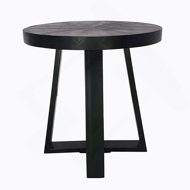 Table basse D23,5 x 24,5 po, noir