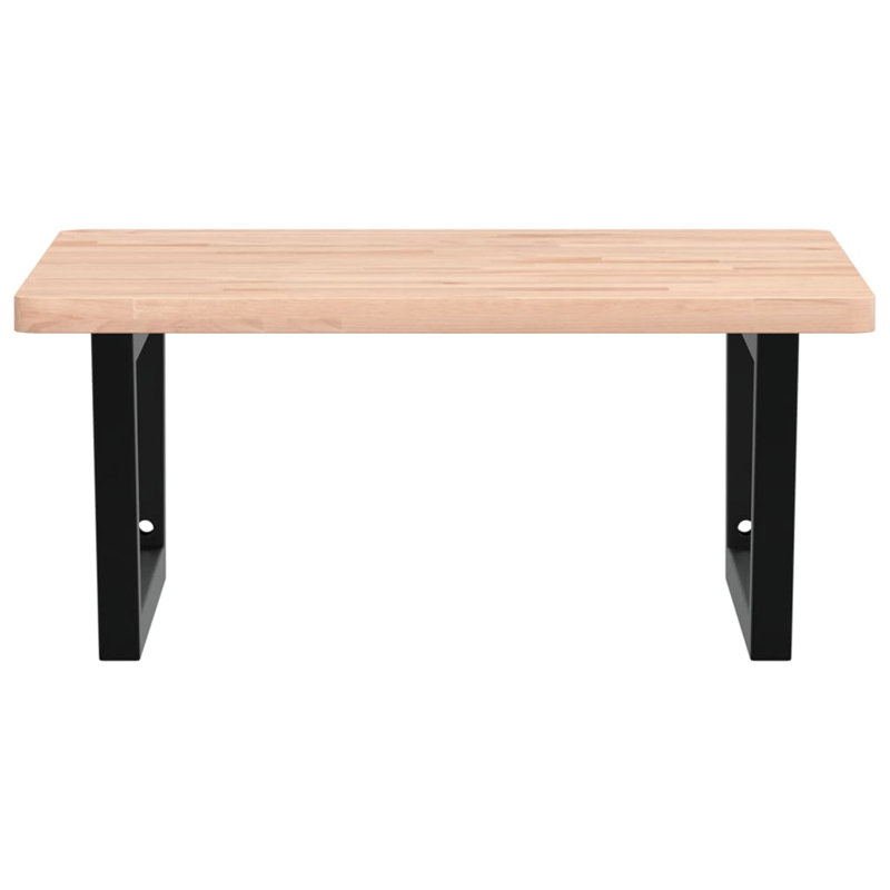 Bracket Shelf, 2.5cm H x 60cm W x 60cm D, Brown/Black