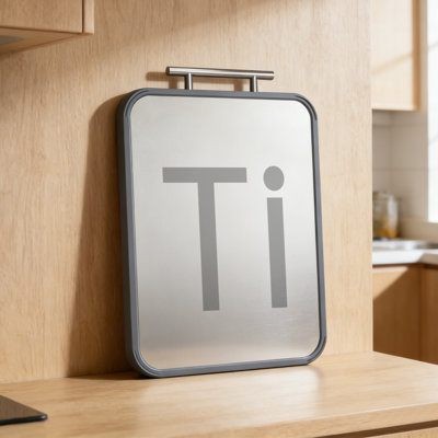 17.5" × 11" Double-Sided Titanium Cutting Board