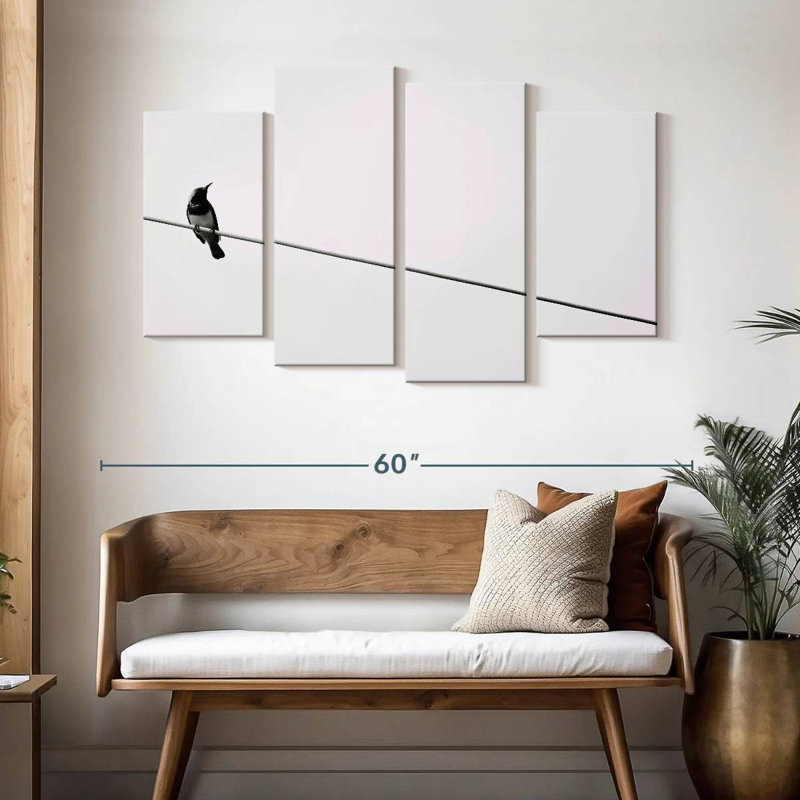 Brampt oiseau simple sur fil