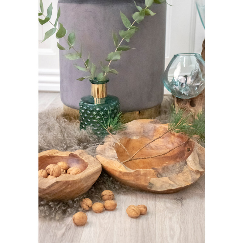 Jaylan Wood Decorative Bowl