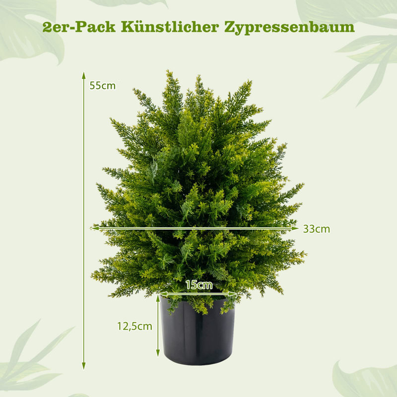 55cm Faux Pine Plant in Pot