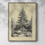Reproduction d'art encadrée de Noël-661511950