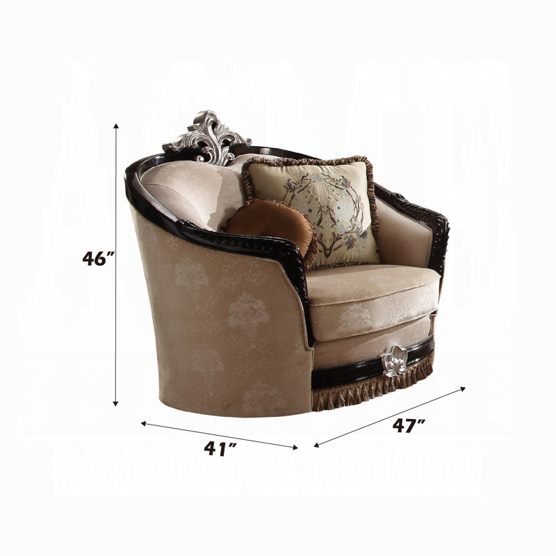 Chaise Ernestine avec 2 coussins