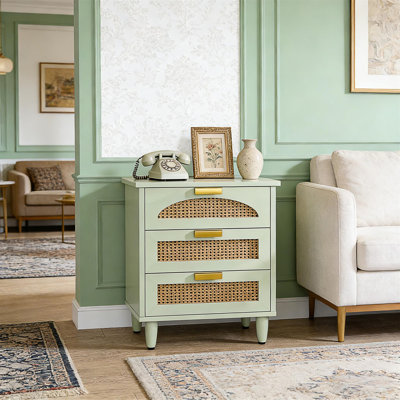 Table d'appoint en rotin
