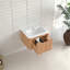 Meuble-lavabo mural flottant avec lavabo en céramique-763961526