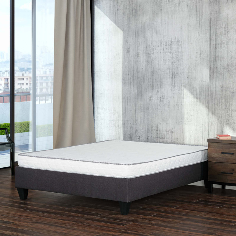 6 In. Reversible Full Size Foam Mattress In A Box, High-Density Foam Double Sided Quilted Mattress, Full