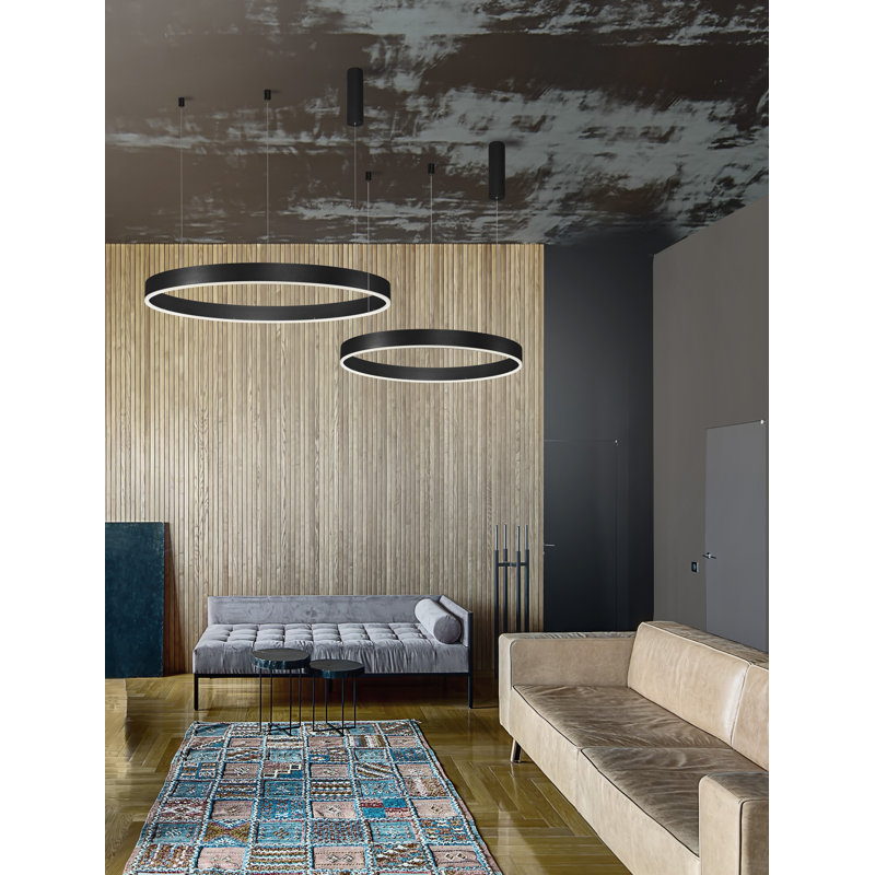 MOTIF 1 - Light LED Pendant, Black