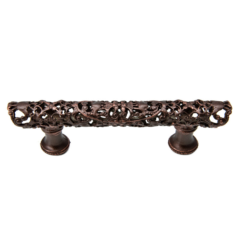 Poignée Juliane Grace, Bronze frotté à l'huile, 3"
