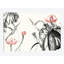«Lotus Study with Coral II», reproduction sur toile-29044019