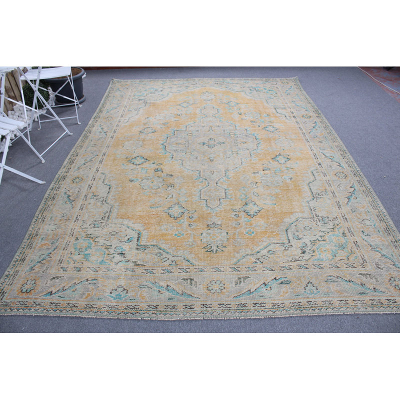 Tapis rétro rétro surdimensionné Anatolian