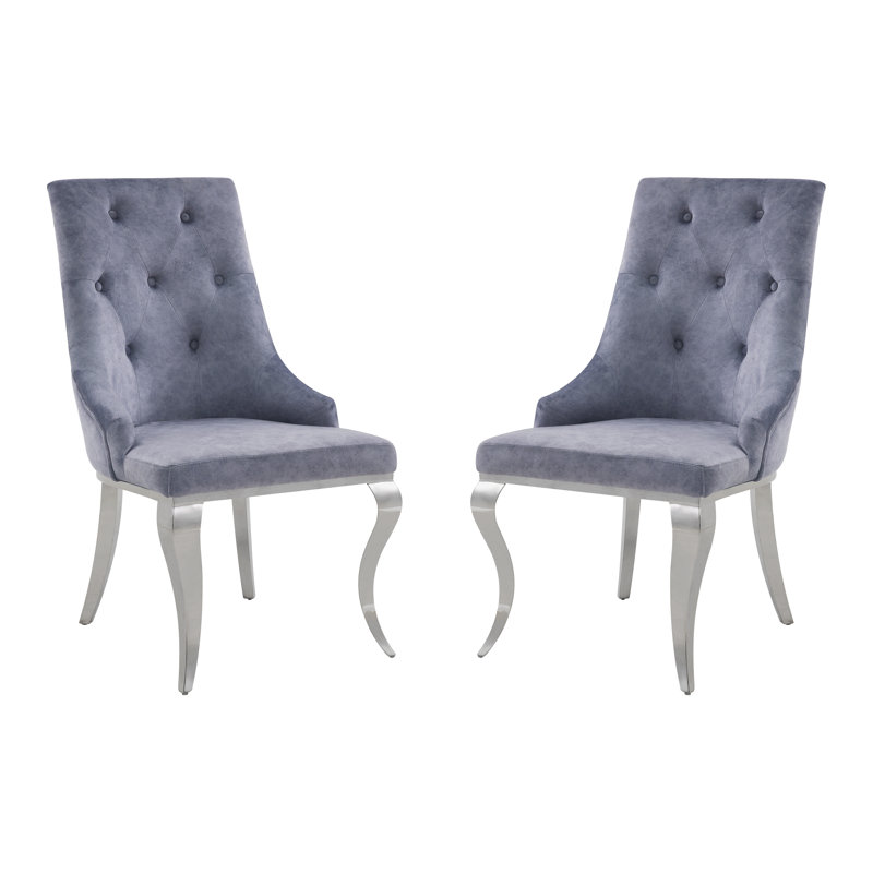 Chaise d'appoint Hasnain, gris
