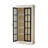 71.2" Freestanding Glass Door Pantry, Farmhouse Storage Display Cabinet, White