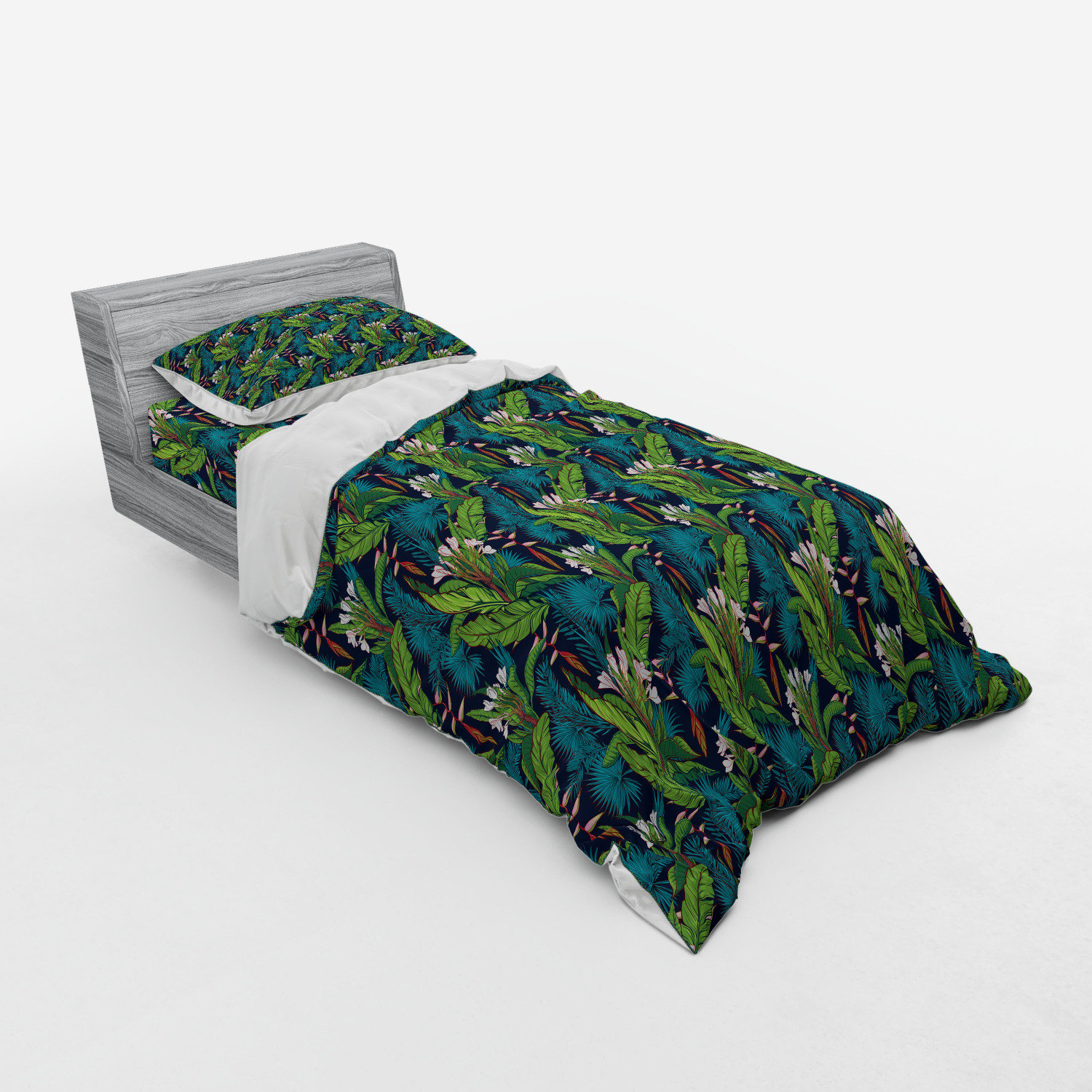 Ambesonne Green/Blue Coastal Duvet Cover Set Wayfair